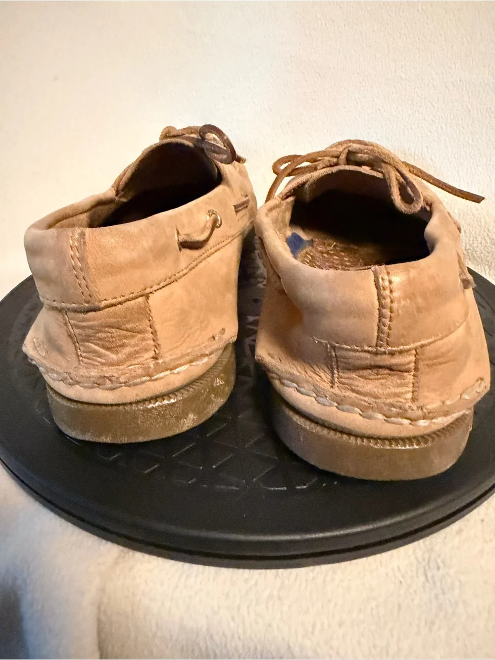 Sperry Tan Leather Men’s Boat Shoes sz 13